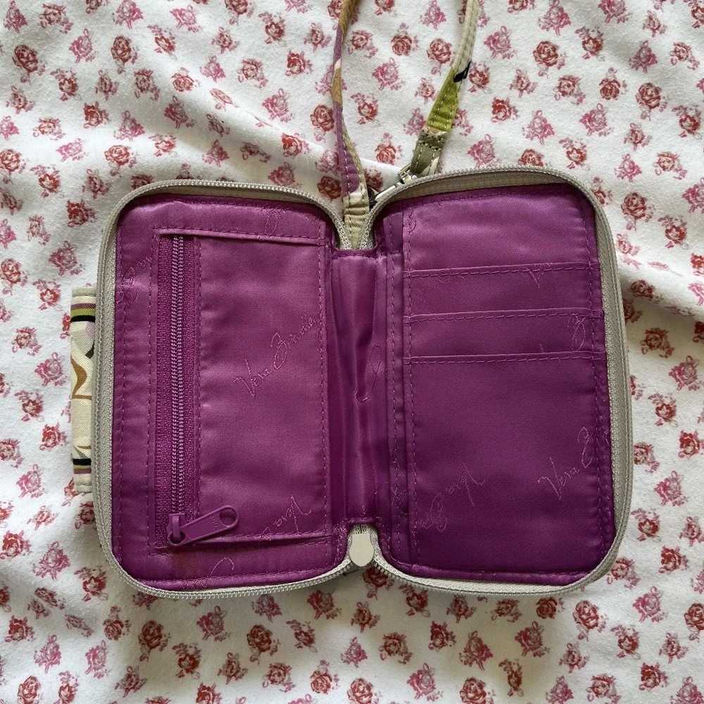 Y2K Vera Bradley Smartphone Wristlet 2.0 Wallet Zip ID Pocket Portobello Road